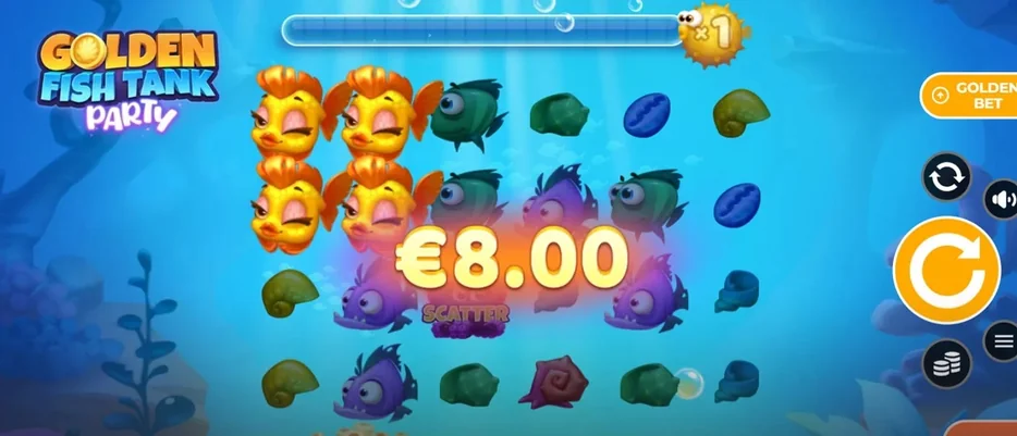 Win scatter bonus reward.